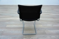 Black Mesh / Fabric Cantilever Office Meeting Chairs - Thumb 5