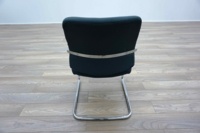Blue Fabric Cantilever Office Meeting Chairs - Thumb 5