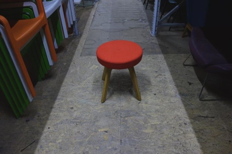 Connection Canteen Red Stools
