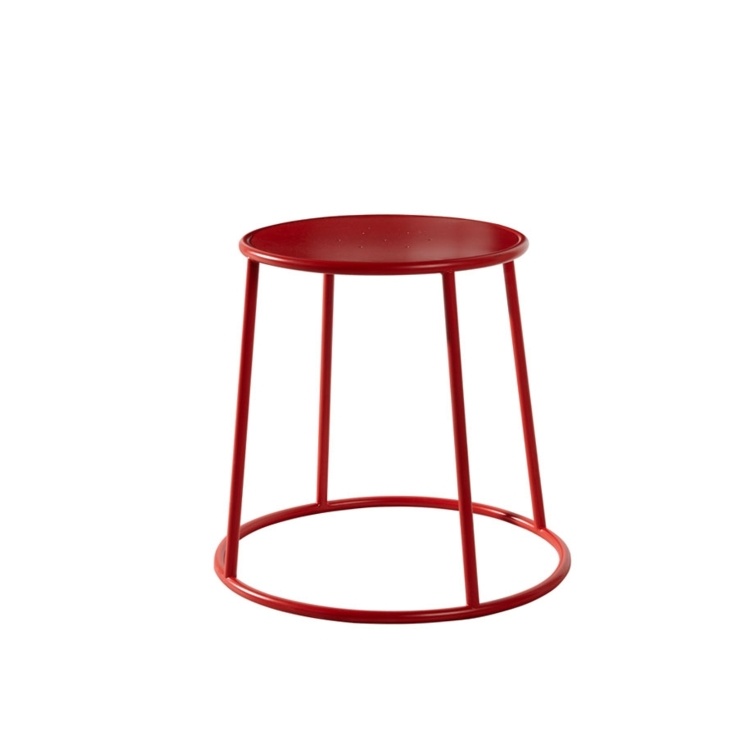 New MAX 45 Red Industrial Designer canteen café Low Stool