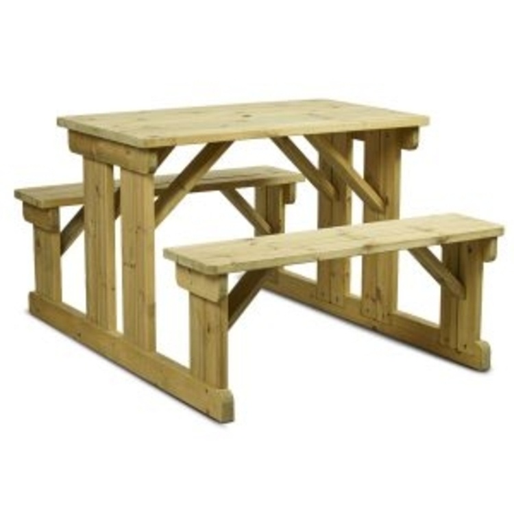 New NEWPORT Timber 6 Seater Picnic Bench