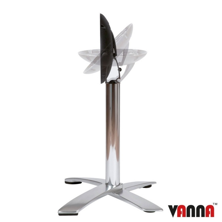 New SPACEGUARD Aluminium Flip Top Deluxe Table Base