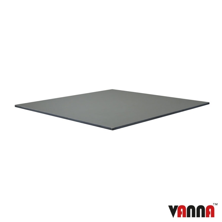 New EXTREMA Anthracite 790mm Square Table