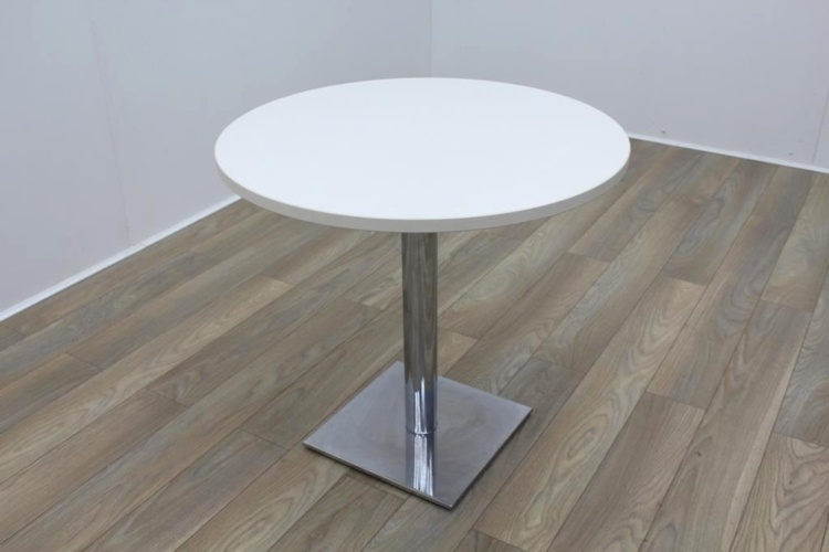 White Round Table 800mm