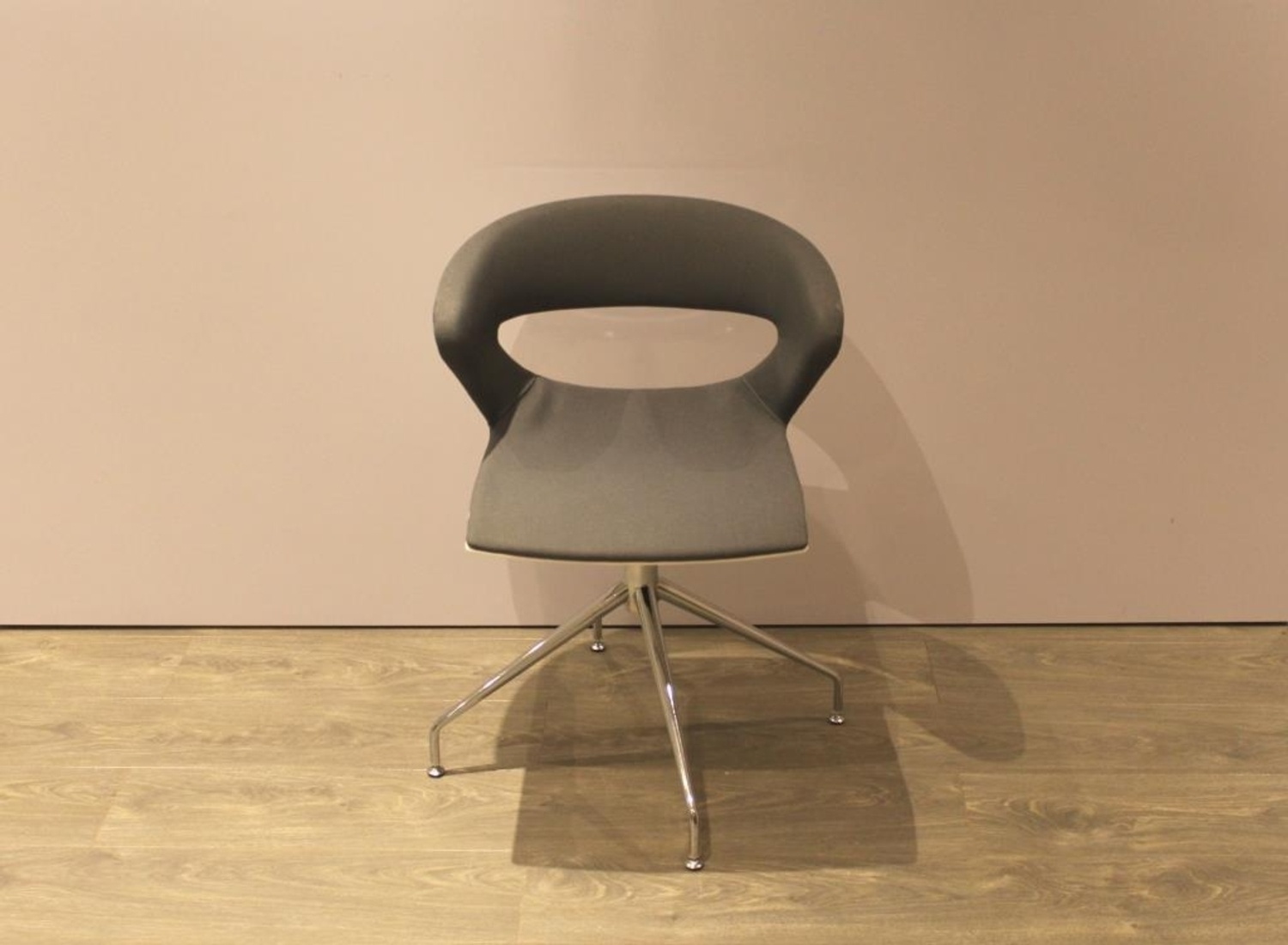 grey reception chair