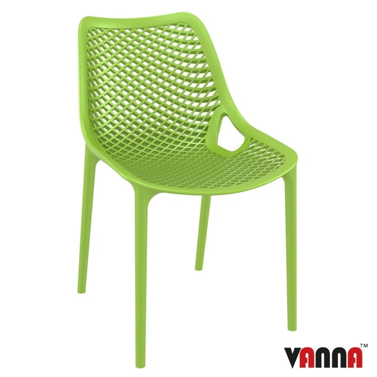New Green Reinforced Polypropylene & Glass Fibre Stacking Office Canteen Cafe Bistro Chairs