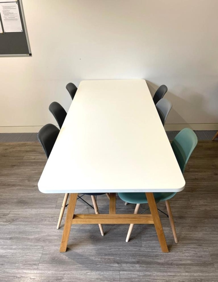 White Canteen Table 