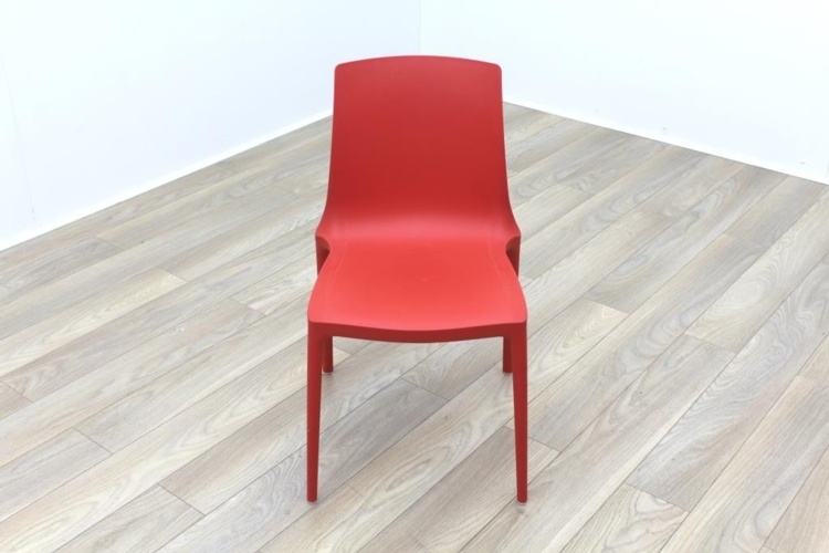 Brunner Red Polymer Canteen Chair