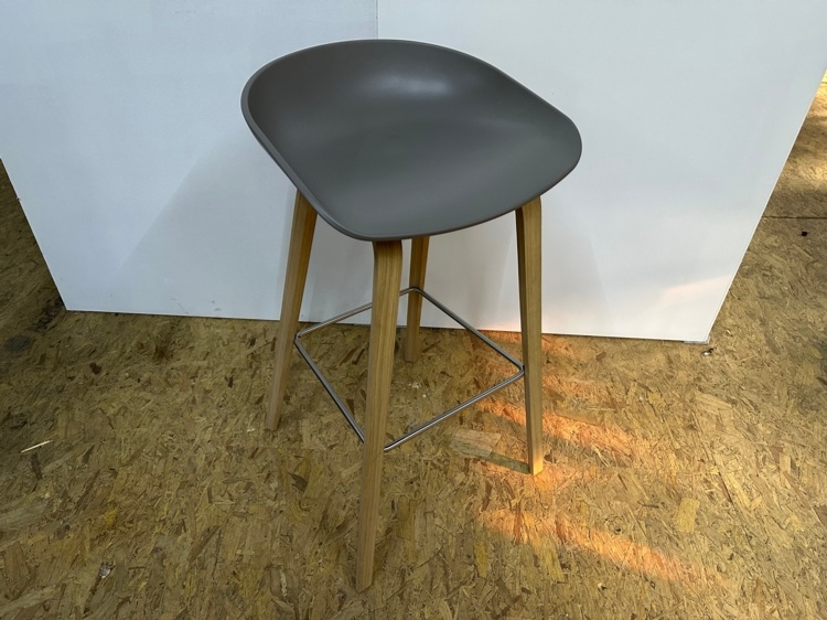 Grey used Hay bar stool 