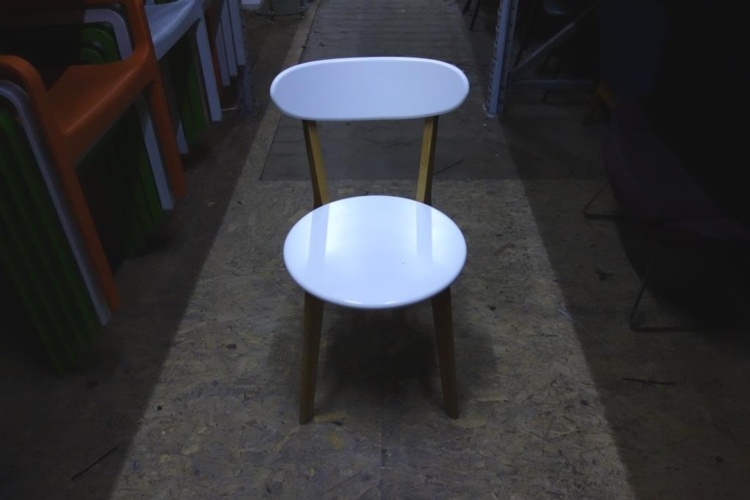 White Canteen Chairs