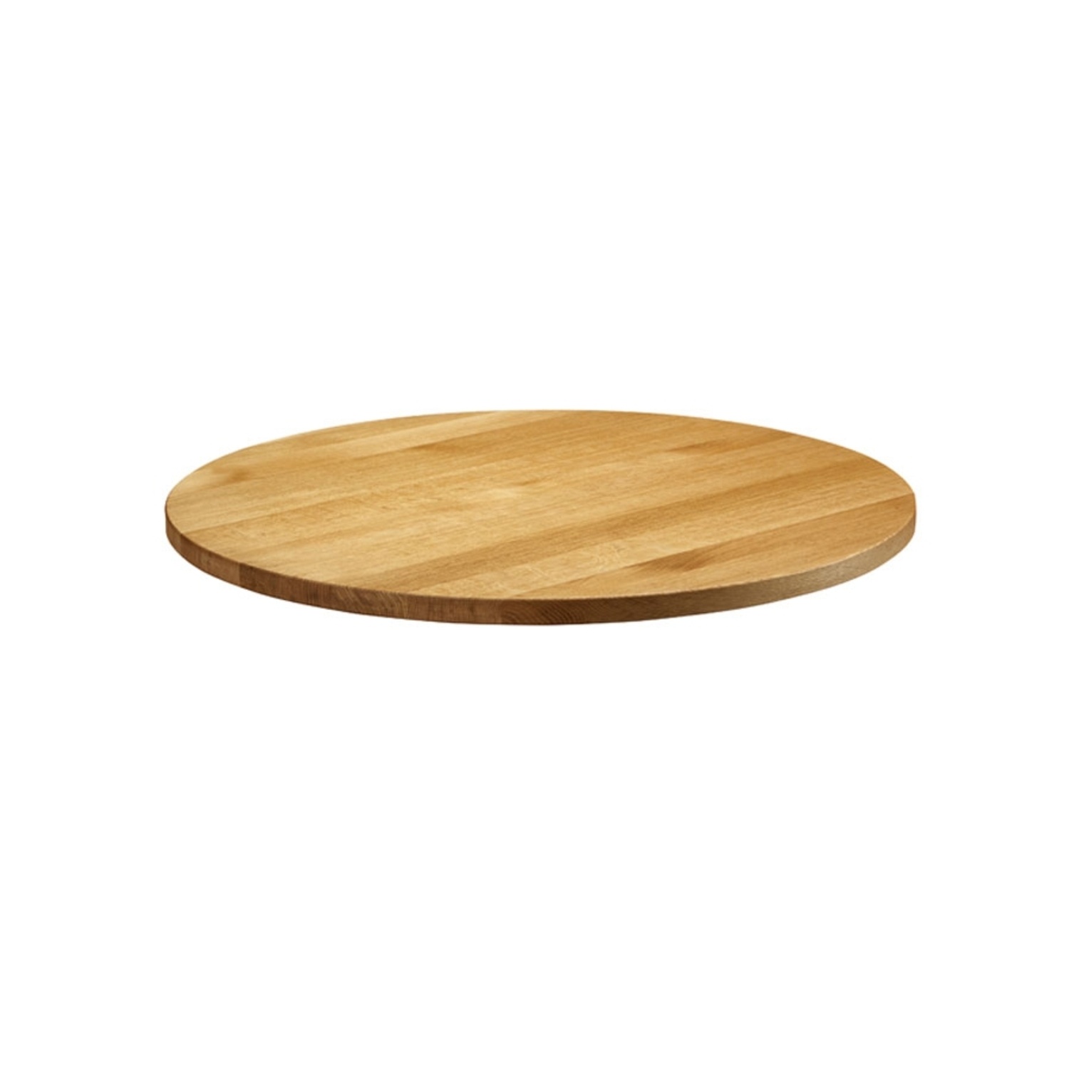 New Natural Lacquered Deluxe 900mm Round Solid Oak Table Top - Oak ...