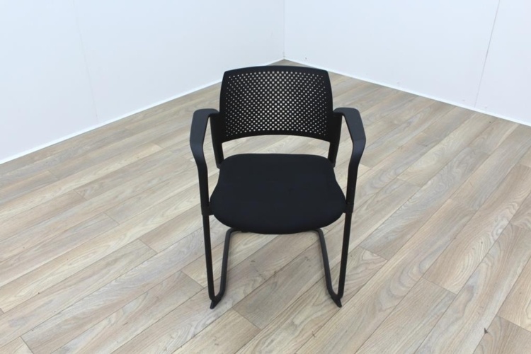 Torasen Polymer Back Black Fabric Seat