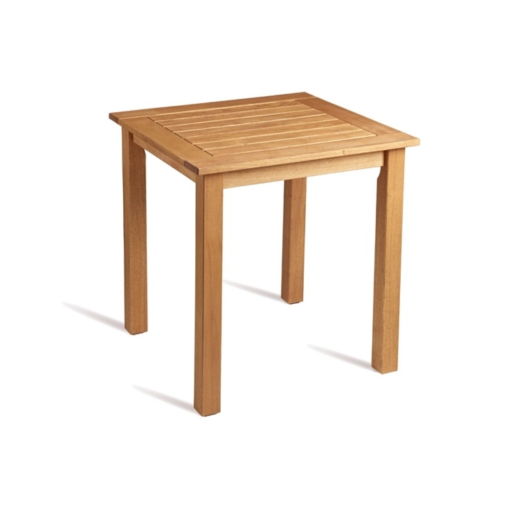 New MORE Robinia Wood Canteen Cafe 2 Seater Table