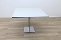 Light Grey Black Edge Square Table - Thumb 3