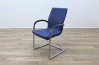 Ahrend Blue Fabric Meeting Chair - Thumb 3