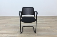 Torasen Polymer Back Black Fabric Seat - Thumb 4