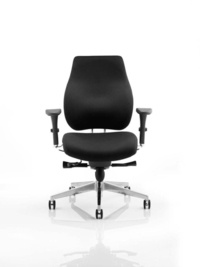 Chiro Plus Ergo Posture Chair Black With Arms - Thumb 2