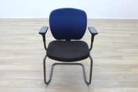 Orangebox Joy-06 Blue/Black Fabric Office Meeting Chairs - Thumb 4