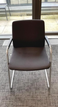 Intersthul Black Fabric Meeting Chairs - Thumb 2