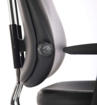 Chiro Plus Ultimate Black Leather With Arms With Headrest - Thumb 5