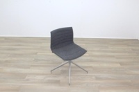 Arper Catifa 46 Grey Fabric Office Meeting Chairs - Thumb 2