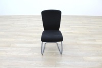 Komac Echo Black Fabric Cantilever Meeting Chair - Thumb 4