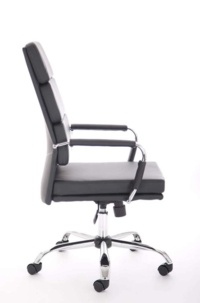 Advocate Executive Chair Black Soft Bonded Leather With Arms - Thumb 3