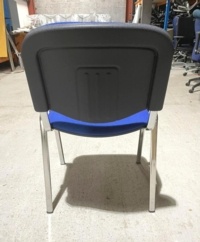 New Blue Fabric Meeting Chairs - Thumb 4