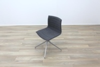 Arper Catifa 46 Grey Fabric Office Meeting Chairs - Thumb 4