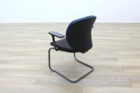 Orangebox Joy-06 Blue/Black Fabric Office Meeting Chairs - Thumb 6