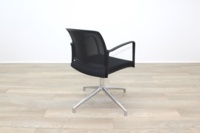 Boss Black Mesh Seat Black Fabric Seat Meeting Chair  - Thumb 8