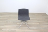 Arper Catifa 46 Grey Fabric Office Meeting Chairs - Thumb 5