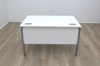 New Cancelled Order White 1200mm Straight Bench Leg Office Desks - Thumb 4