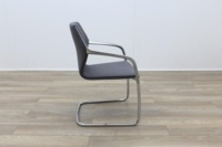 Brunner Grey Fabric Cantilever Meeting Chair - Thumb 6
