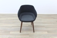 Brunner Grey Fabric Reception Tub Chair  - Thumb 4