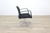 Boss Black Mesh Seat Black Fabric Seat Meeting Chair  - Thumb 7