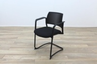 Torasen Polymer Back Black Fabric Seat - Thumb 3