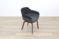 Brunner Grey Fabric Reception Tub Chair  - Thumb 5