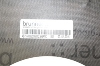 Brunner Grey Fabric White Frame Bar Stool - Thumb 4