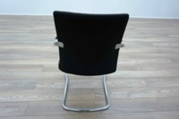 Ocee Design Grey Fabric Cantilever Office Meeting Chairs - Thumb 5