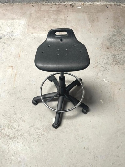 Black Draughtsman Chairs With Casters 