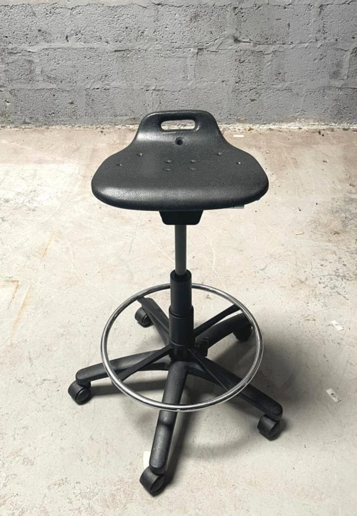 Black Draughtsman Chairs With Casters