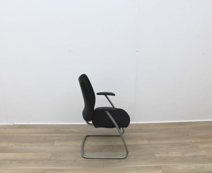 Black Fabric Meeting Chairs