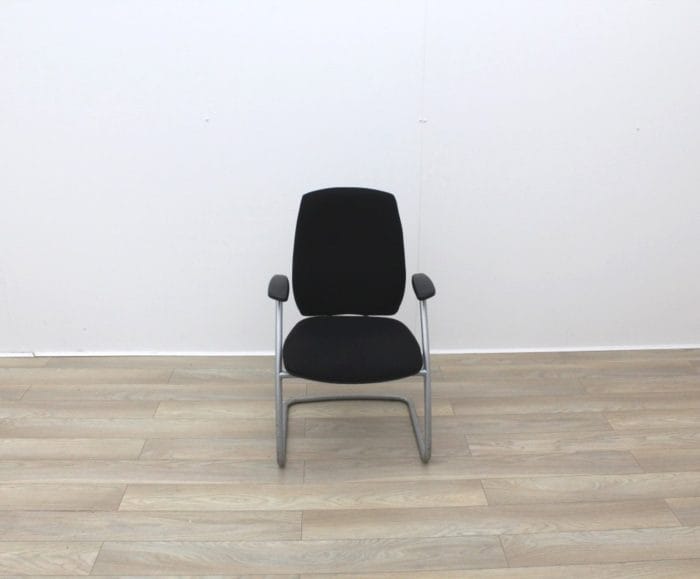 Black Fabric Meeting Chairs