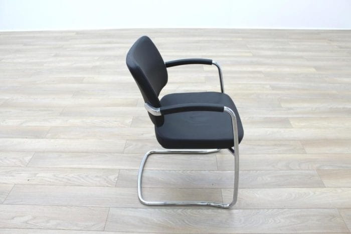 Boss Design Black Leather Executive Office Meeting Chairs