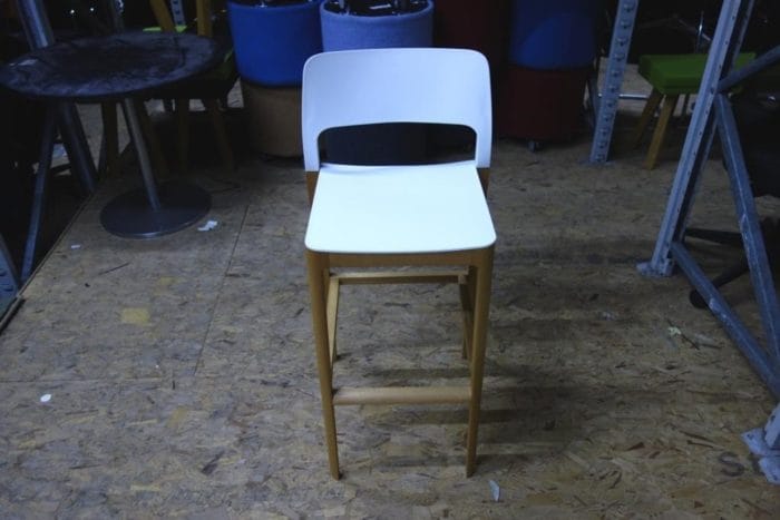 Boss Design White Bar Stools