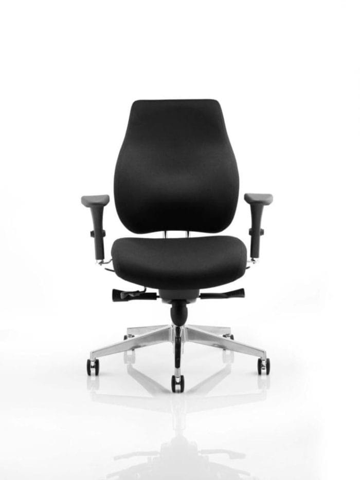 Chiro Plus Ergo Posture Chair Black With Arms