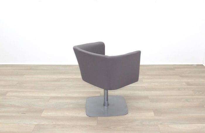 Grey Fabric Office Reception Tub Chairs