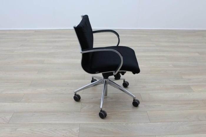 ICF Black Fabric Executive Office Task Chairs