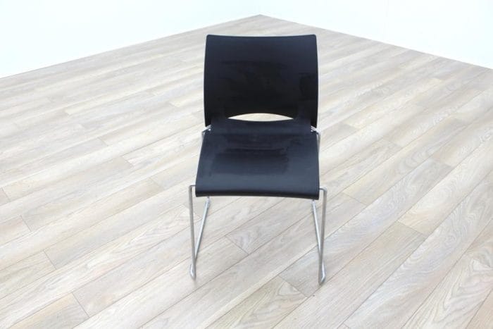 Icon Patra Black Office Canteen Chairs